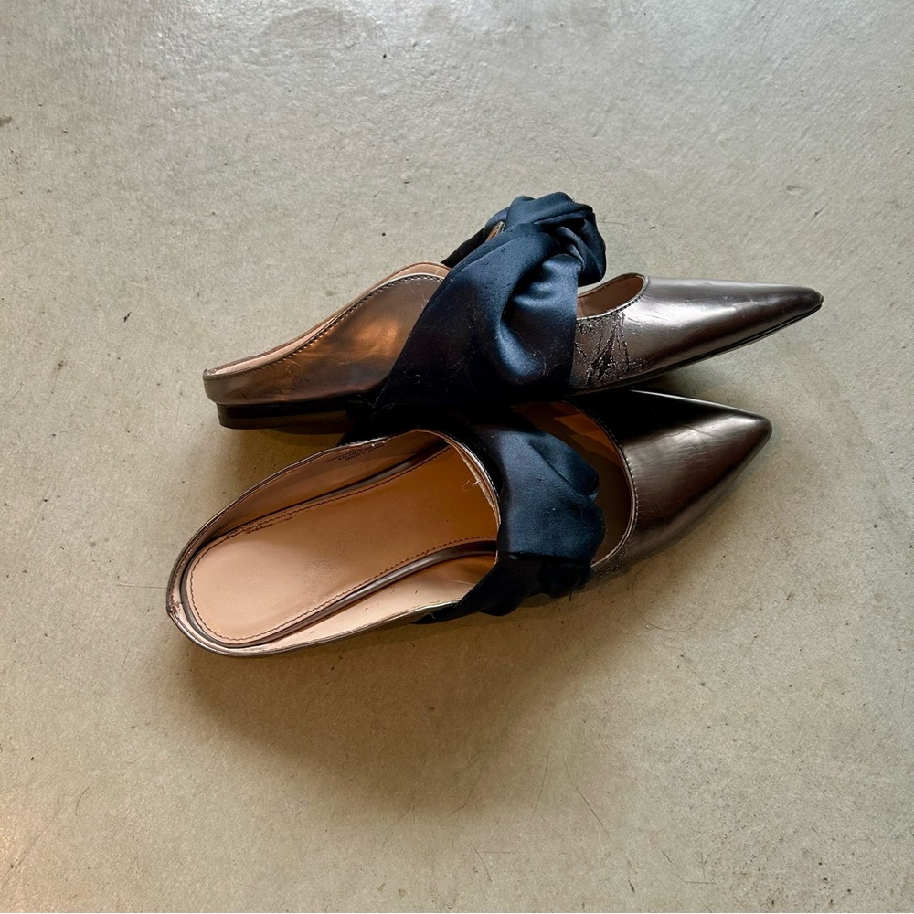 Metallic pointed toe shoes - Picture 2 of 6